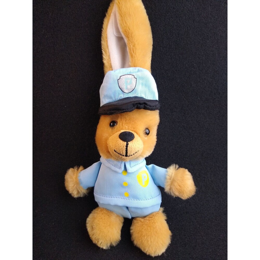 Dan Dee Bunny Rabbit Plush Community Helpers Police Small Stuffed Animal